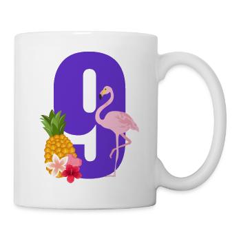 9th Anniversary Flamingo - Mug - white - Right