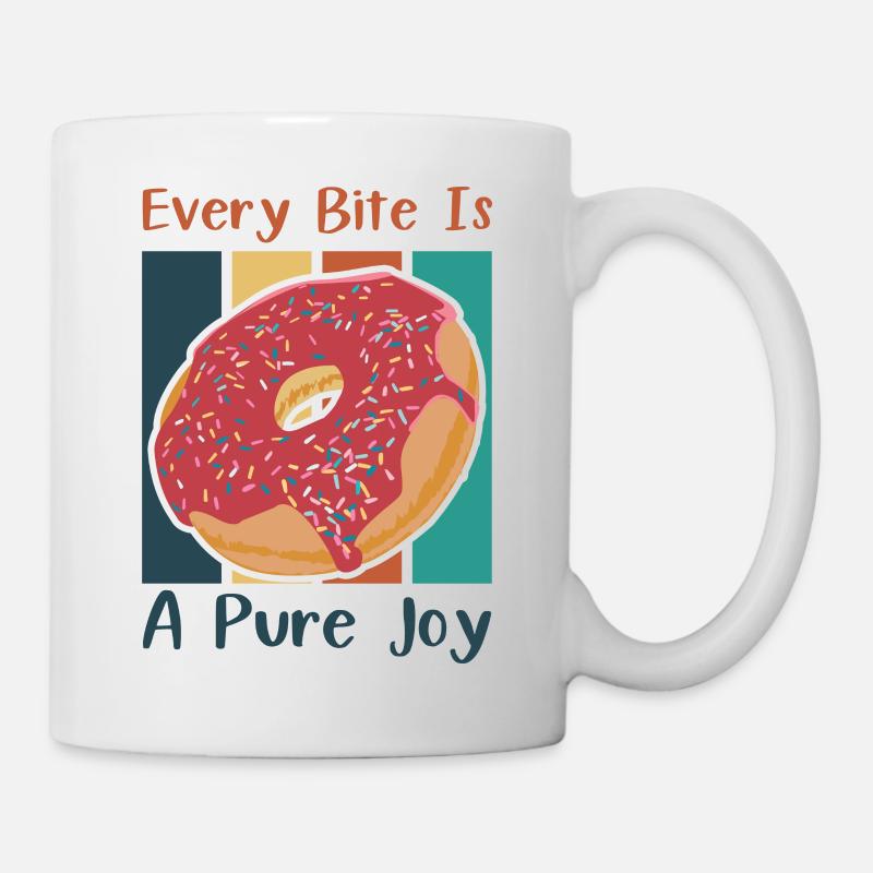 Every Bite Is A Pure Joy - Mug - white