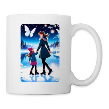 personalisiertes Design-Muttergeschenk - Tasse - Weiß - Rechts
