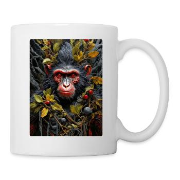 Gruselige Pflanzen Affe 1.8 - Tasse - Weiß - Rechts