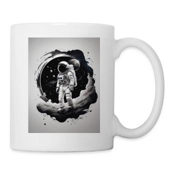 astronaute - Mug blanc - blanc - Droite