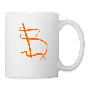 Oranger B - Tasse - Weiß - Rechts