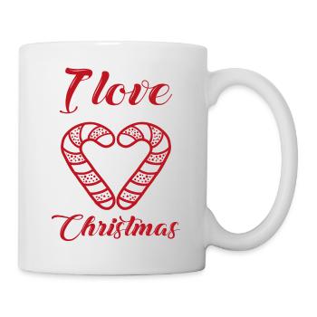 I love Christmas - Mug blanc - blanc - Droite