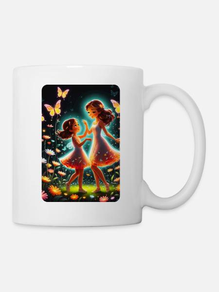 personalisiertes Design-Muttergeschenk - Tasse - Weiß