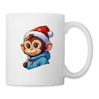 Anime Winterlandschaft Affe 1.4 - Tasse - Weiß - Rechts