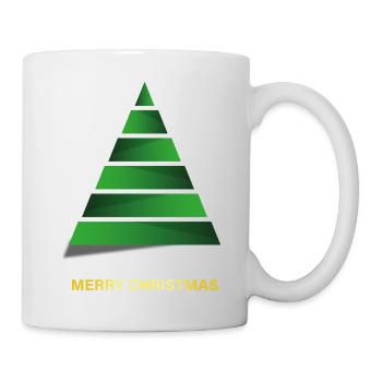Joyeux sapin de Noël - Mug blanc - blanc - Droite