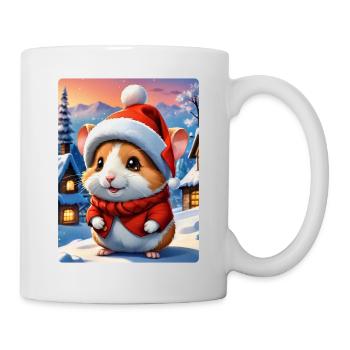 Anime Paysage D’hiver Hamster 1.2 - Mug blanc - blanc - Droite