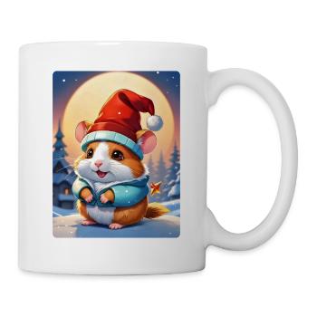 Anime Paysage D’hiver Hamster 1.7 - Mug blanc - blanc - Droite