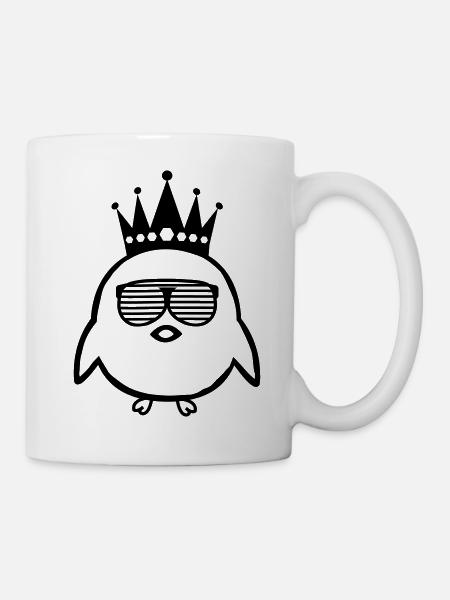 king kücken - Tasse - Weiß