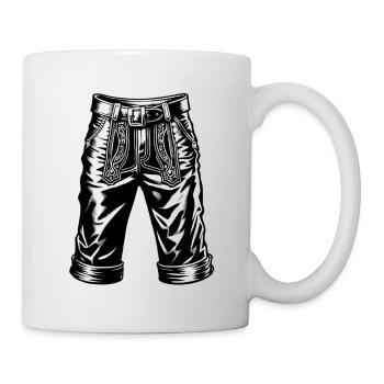 Lederhosen Dirndl Charivari Gamshut Traditional Hat - Mug - white - Right