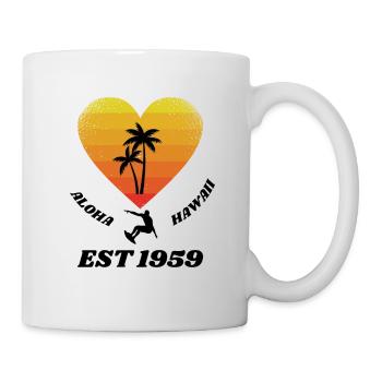 ALOHA est. 1959 - Mug blanc - blanc - Droite