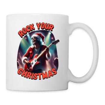 Rocher Noël 2 - Mug blanc - blanc - Droite