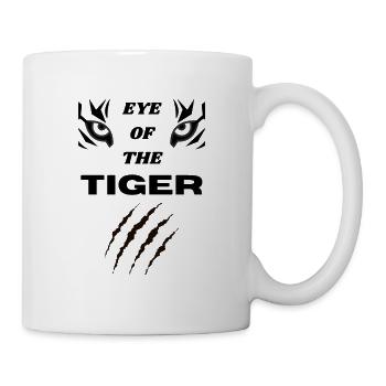 Tenue de l’Œil du Tigre - Mug blanc - blanc - Droite