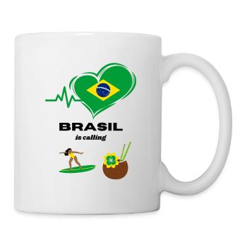 Brasil is calling! - Mug - white - Right