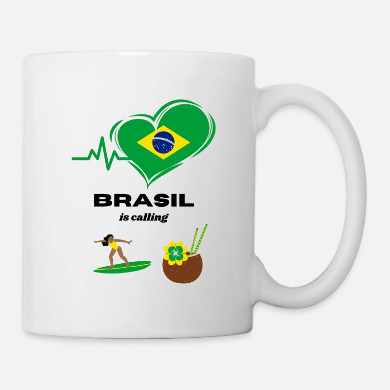 Le Brésil vous appelle ! - Mug blanc - blanc