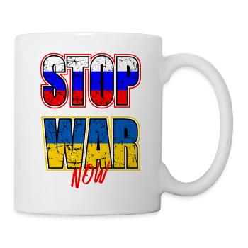 Stop War Now - Mug - white - Right