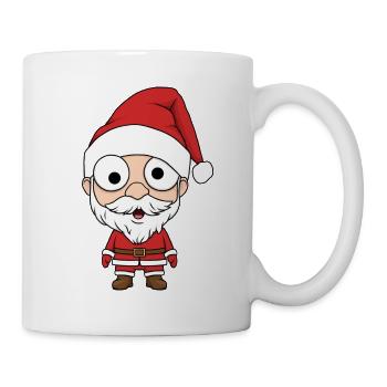 Chibi Weihnachtsmann - Tasse - Weiß - Rechts