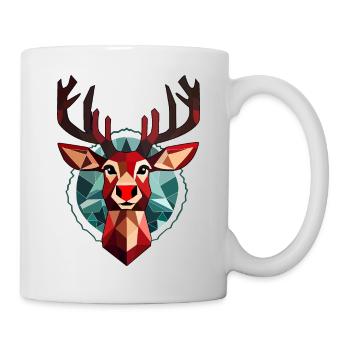 Rudolf - Tasse - Weiß - Rechts