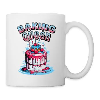 Baking Queen Baking Fairy Baker Cake Cake - Mug - white - Right