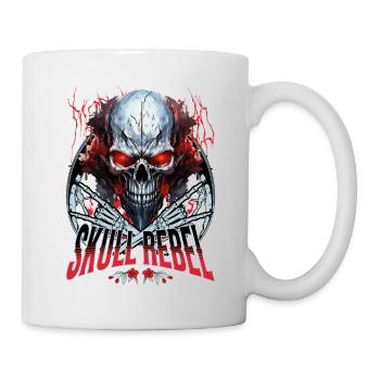 Crâne Crâne Squelette Moto Biker Gang - Mug blanc - blanc - Droite