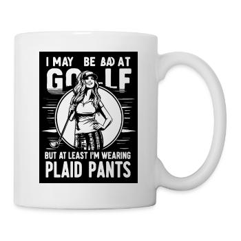 Plaid Pants - Tasse - Weiß - Rechts