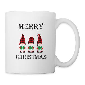 Le gnome de Merry Christna HO HO HO - Mug blanc - blanc - Droite
