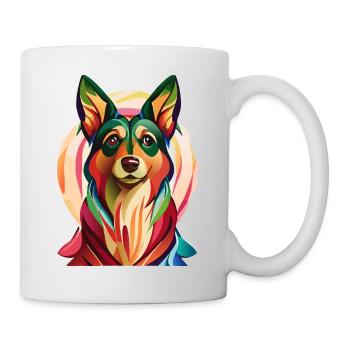 Splash of color German Shepherd - Mug - white - Right