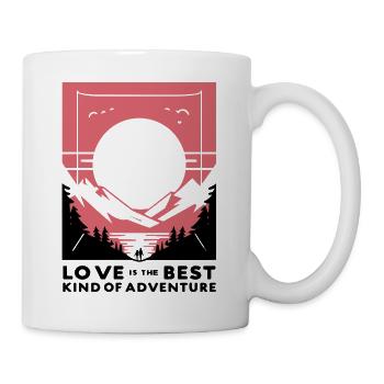 Love is the Best Kind of Adventure - Mug - white - Right