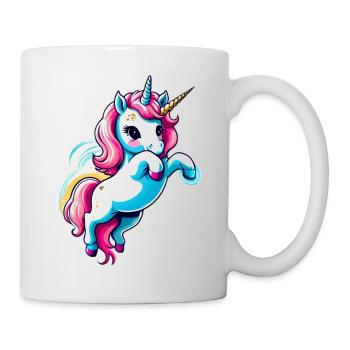 Licorne Einhorn Kawaii - Tasse - Weiß - Rechts