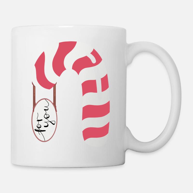 Candy cane - for you - Mug - white