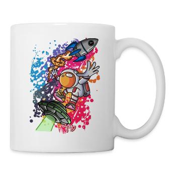Space Chaos - Mug - white - Right