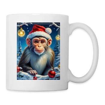 Winter Landscape Monkey 1.1 - Mug - white - Right