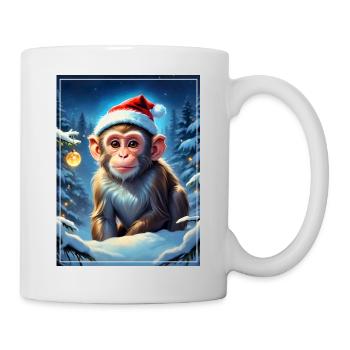 Winter Landscape Monkey 1.18 - Mug - white - Right