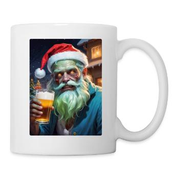 Bière zombie de Noël 1.3 - Mug blanc - blanc - Droite