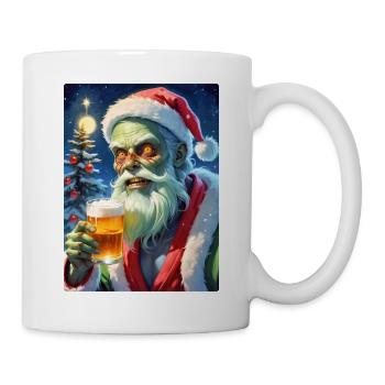 Bière de Noël Zombie 1.5 - Mug blanc - blanc - Droite