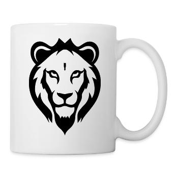 Felin Dschungel Löwenkopf - Tasse - Weiß - Rechts