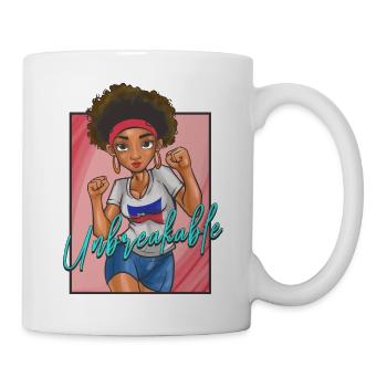 Haiti Haitian Flagge Frau Prinzessin I Geschenk - Tasse - Weiß - Rechts