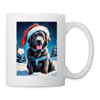 Winter Landscape Dog 3.7 - Mug - white - Right