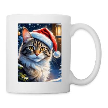 Paysage d’hiver Cat 3.4 - Mug blanc - blanc - Droite