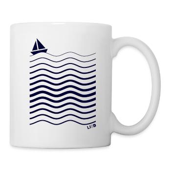 LISD_Wellenreiter - Tasse - Weiß - Rechts
