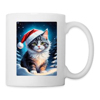 Paysage d’hiver Cat 3.9 - Mug blanc - blanc - Droite