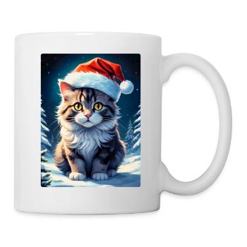 Paysage d’hiver Cat 3.10 - Mug blanc - blanc - Droite