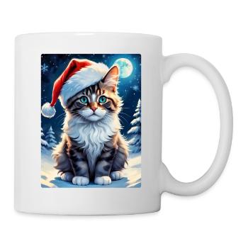 Paysage d’hiver Cat 3.7 - Mug blanc - blanc - Droite
