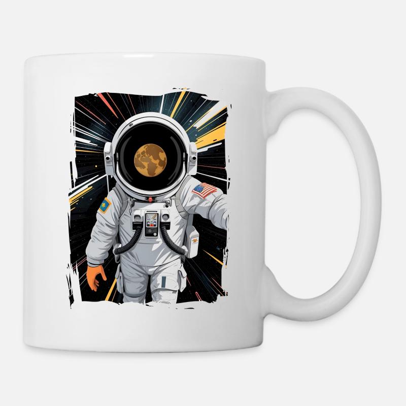 Selfie d’astronaute - Mug blanc - blanc