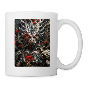 Gruselige Pflanzen Dino 1.7 - Tasse - Weiß - Rechts