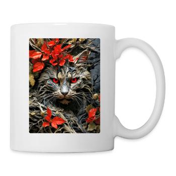 Spooky Plants Cat 1.5 - Mug - white - Right