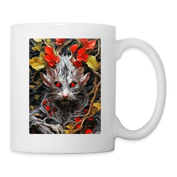 Gruselige Pflanzen Maus 1.6 - Tasse - Weiß - Rechts