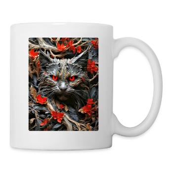 Spooky Plants Cat 1.2 - Mug - white - Right