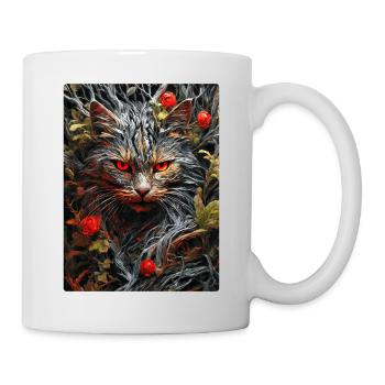 Spooky Plants Cat 1.1 - Mug - white - Right