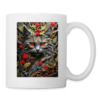 Spooky Plants Cat 1.3 - Mug - white - Right